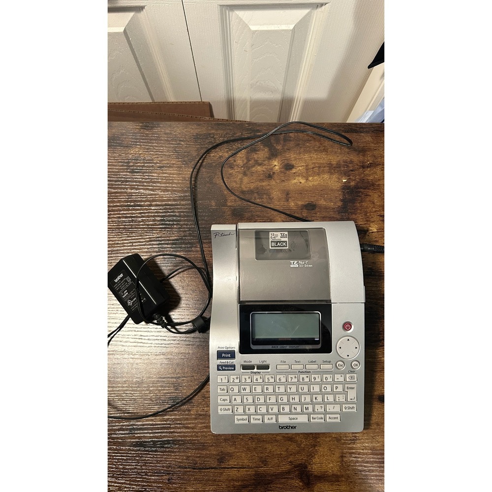 Brother Label Maker PT-2700 Silver Desktop P-Touch Professional Office Printer